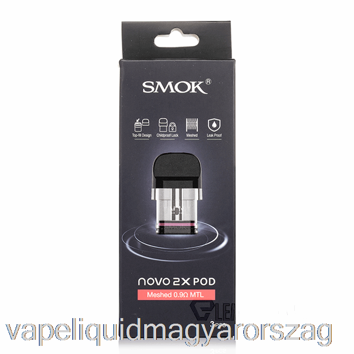 Smok Novo 2x Cserehüvely 0,6ohm Hálós Mtl Hüvely Vape Folyadék